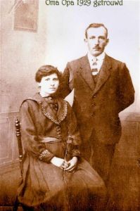 Huwelijk in 1929