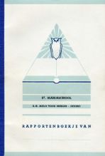 Rapportboekje Sint-Mariaschool Mulo voor meisjes 1954.