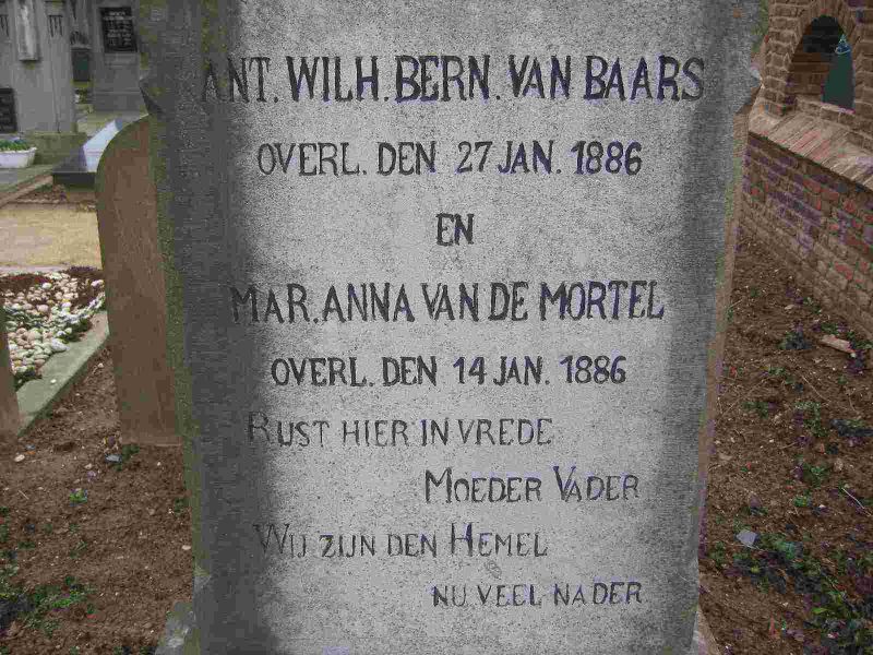 Bestand:Grafsteen Ant Wilh Bern. van Baars.jpg