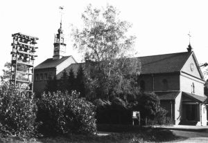 Nieuwe katholieke kerk van 1951. foto collecties gemeente Deurne