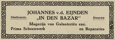 Bestand:Eijnden, johannes vd - schoenhandel en -reparatie in den bazar 1923.jpg