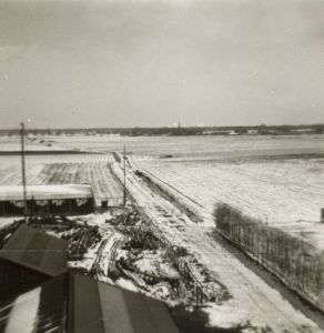 De Veldweg gezien vanuit de molen