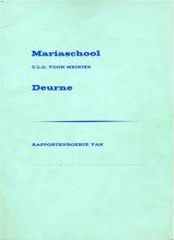 Rapportboekje Mariaschool U.L.O. voor meisjes 1966. Foto's: collectie familie Koolen